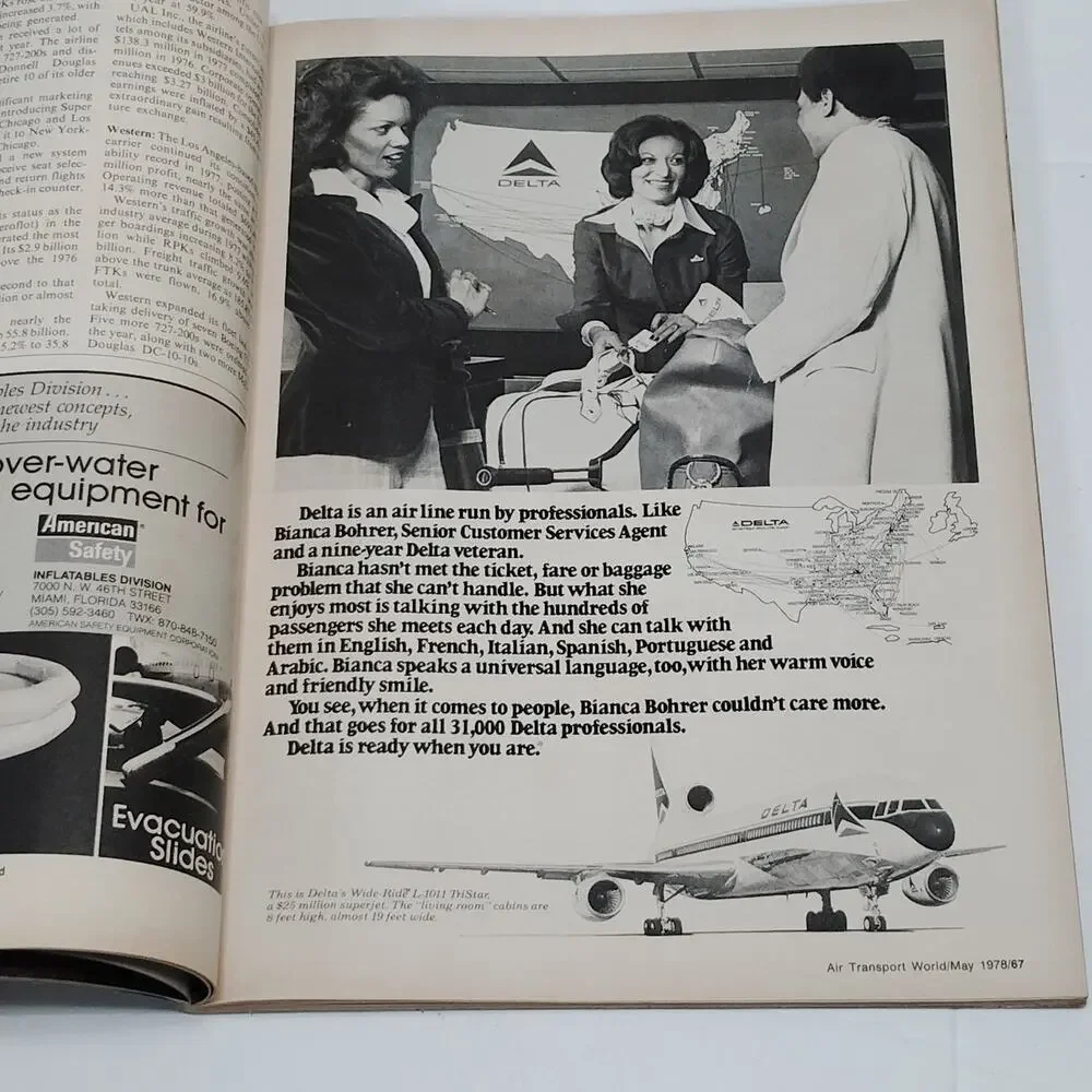 Air Transport World Magazine May 1978 - 15th Annual Market Development Issue